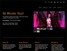 Tablet Screenshot of blood-music.com